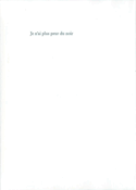 Je n'ai plus peur du noir